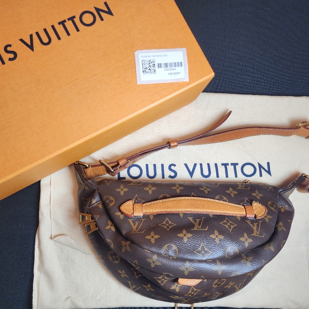 Louis Vuitton Brown Monogram Canvas Crossbody Belt Bag